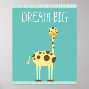 Póster Giraffe ı Kids room Poster