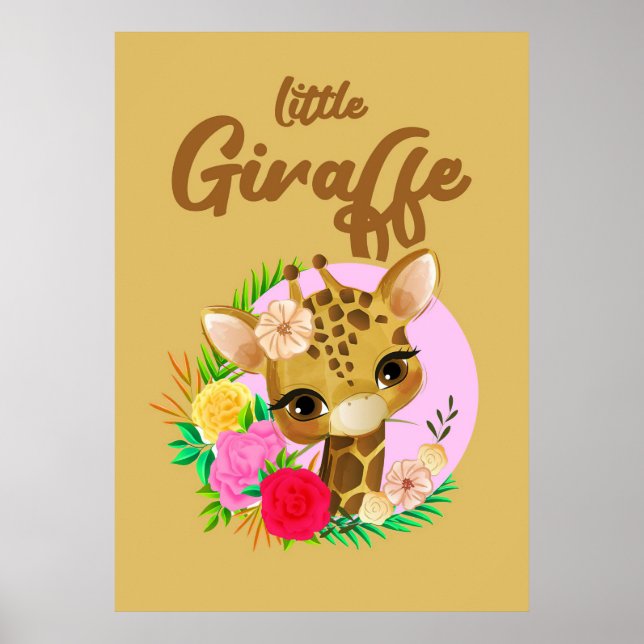 Póster Giraffe Lover Giraffes Africa (Frente)