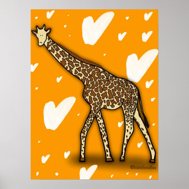 Póster Giraffe Poster (Frente)