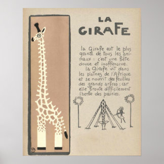 Póster Giraffe Poster