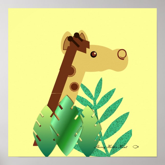 Póster Giraffe Poster (Frente)