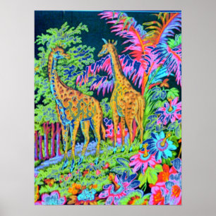 Póster Giraffe Poster