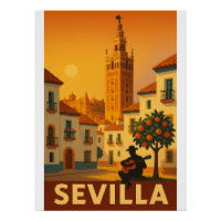 Giralda Glow - Sevilla Retro Art 2025