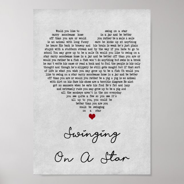 Póster Girando Sobre Una Estrella Imagen De Canción De Gr (Frente)