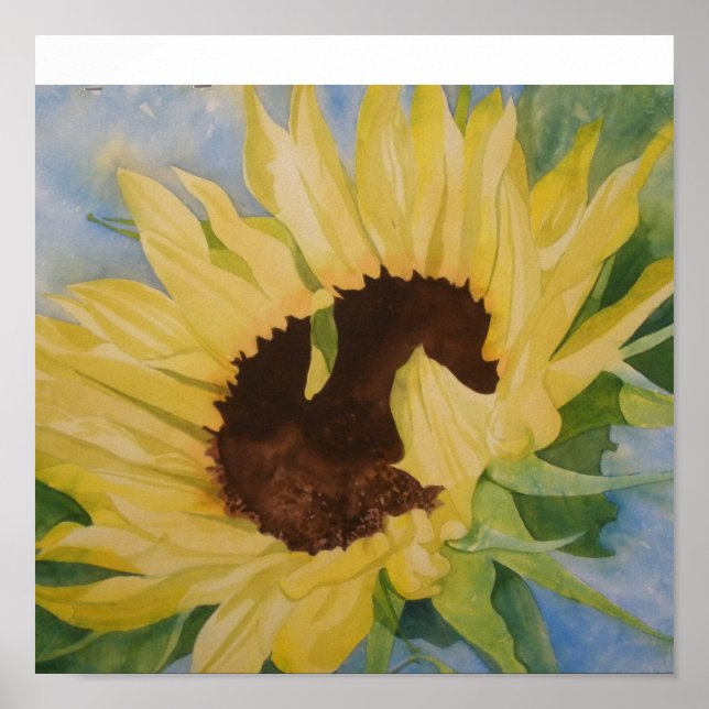 Póster girasol (Frente)