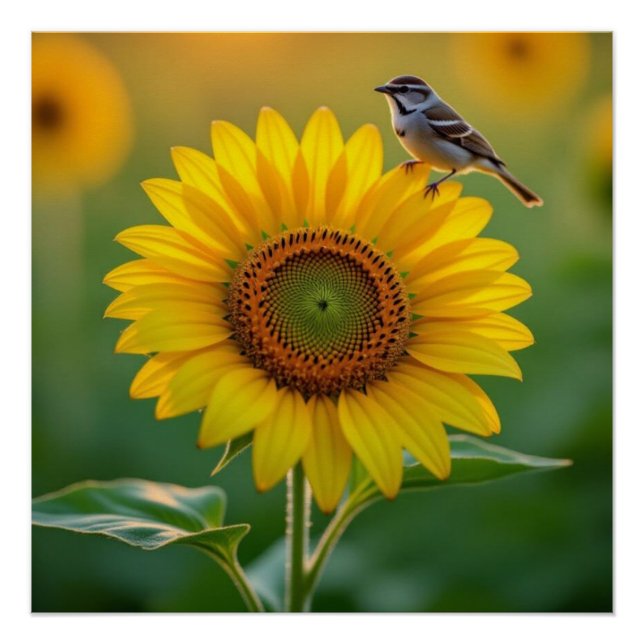 Póster Girasol (Anverso)