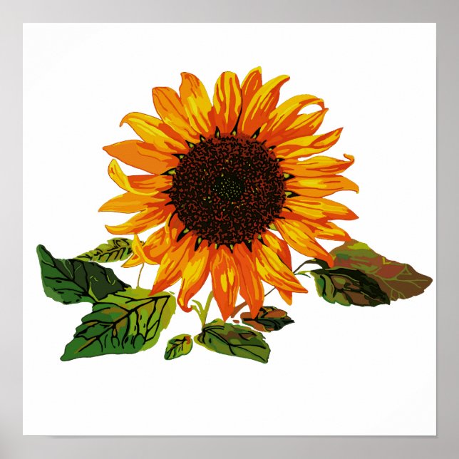 Póster Girasol (Frente)