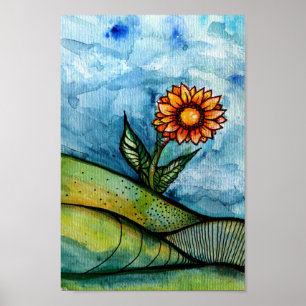 Póster Girasol