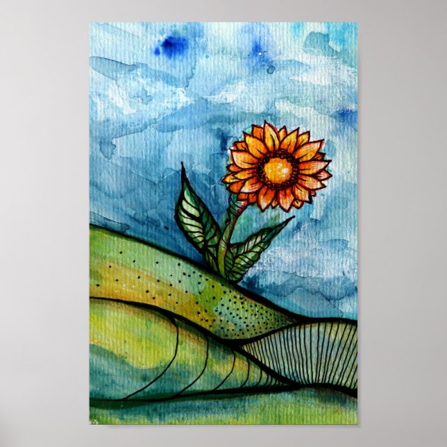 Póster Girasol (Frente)