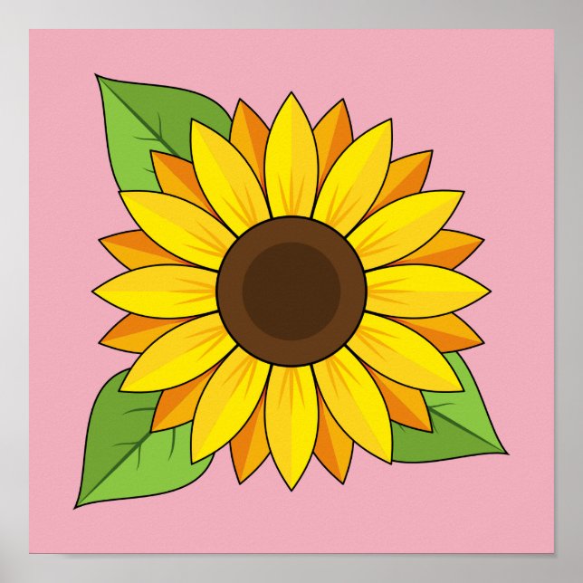 Póster Girasol (Frente)