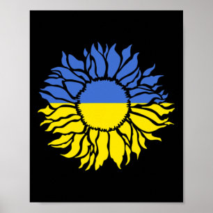 Póster Girasol De Paz Ucrania - Ucrania Fuerte Ropa