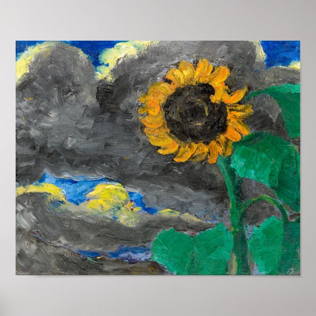 Póster Girasol | Emil Nolde | (Frente)