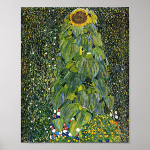 Póster Girasol por Gustav Klimt