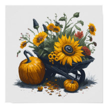 Girasol y Calabaza