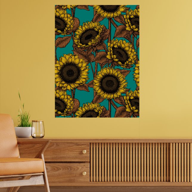Póster Girasoles (Salón 2)