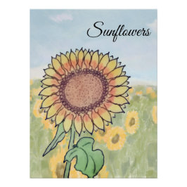Póster Girasoles 