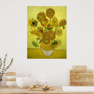 Póster Girasoles de Vincent Van Gogh