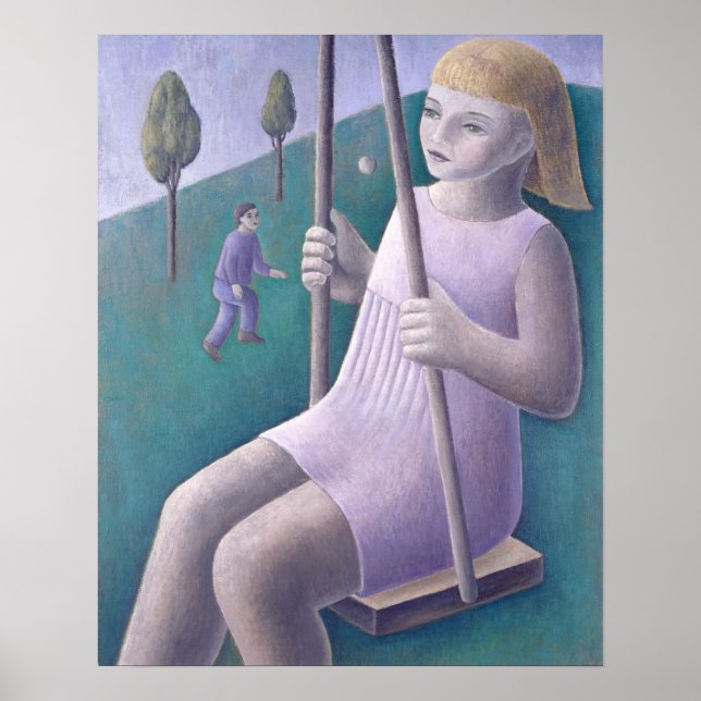 Póster Girl on Swing 1996 (Frente)