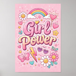 Póster Girl Power Printable Poster