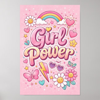 Póster Girl Power Printable Poster