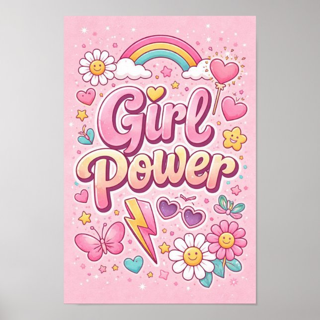 Póster Girl Power Printable Poster (Frente)
