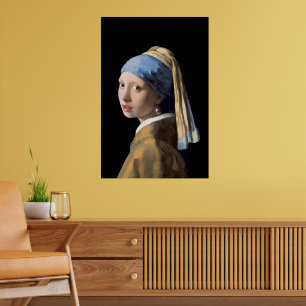 Póster Girl with a Pearl Earring Art Poster Print