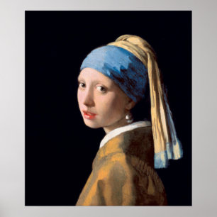 Póster Girl with a Pearl Earring Poster