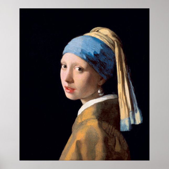 Póster Girl with a Pearl Earring Poster (Frente)