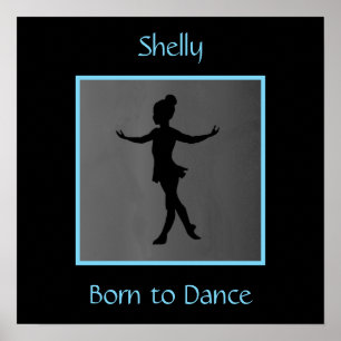 Póster Girls "Born to Dance" Personalized