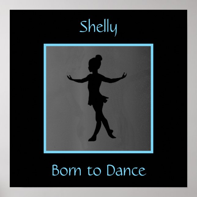 Póster Girls "Born to Dance" Personalized (Frente)
