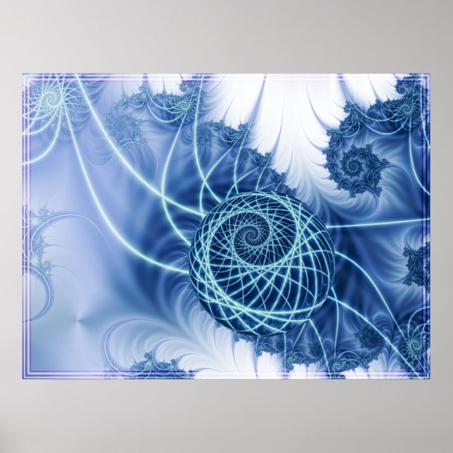 Póster Giro azul (Frente)