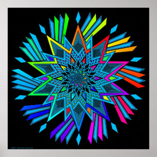 Póster Giro de la estrella