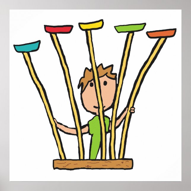 Póster Giro de placa (Frente)