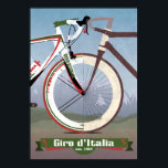 PÓSTER GIRO D'ITALIA<br><div class="desc">El Giro d'Italia es el escenario italiano del Grand Tour en el principal tour profesional europeo de ciclismo.</div>