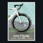 PÓSTER GIRO D'ITALIA BIKE<br><div class="desc">El Giro d'Italia es el escenario italiano del Grand Tour en el principal tour profesional europeo de ciclismo.</div>