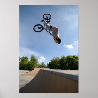 Póster Giro hacia atrás