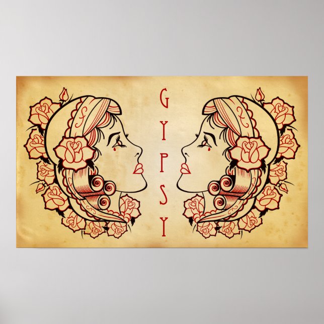 Póster Gitano (Frente)