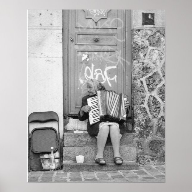 Póster Gitano parisino (Frente)