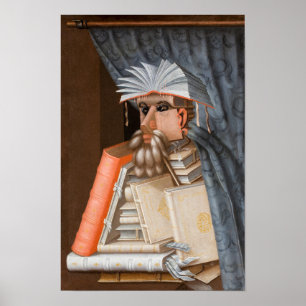 Póster Giuseppe Arcimboldo - El bibliotecario