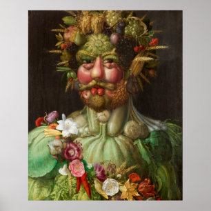 Póster Giuseppe Arcimboldo Vertumnus -1591