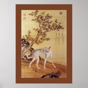 Póster ~Giuseppe Castiglione~ del galgo del ~ del 苍水虬 de