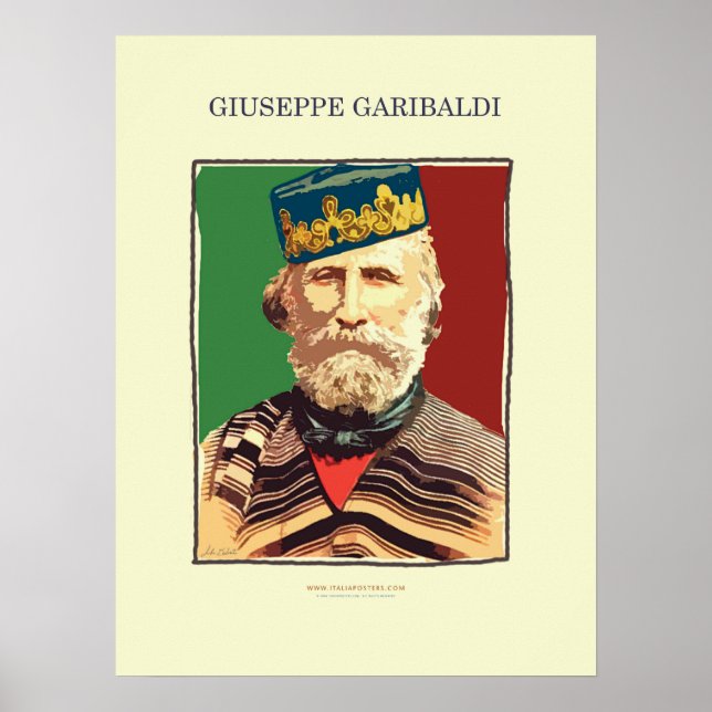 Póster Giuseppe Garibaldi Poster (Frente)