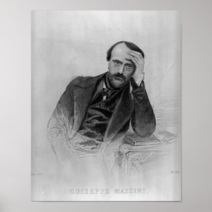 Póster Giuseppe Mazzini