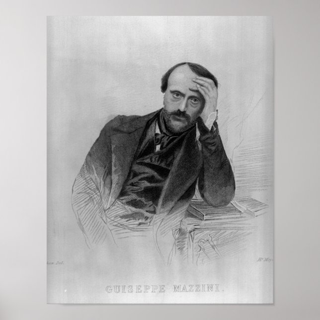 Póster Giuseppe Mazzini (Frente)