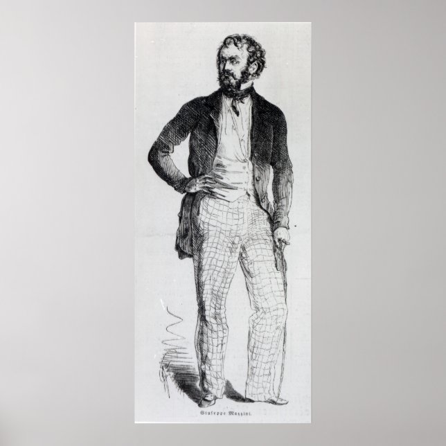 Póster Giuseppe Mazzini (Frente)