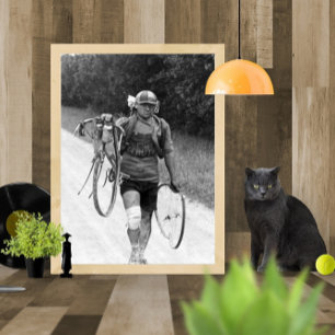 Póster Giusto Cerutti Tour de Francia 1928 Después Del Ac