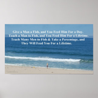 Póster Give a Man a Fish