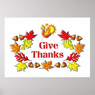 PÓSTER GIVE THANKS
