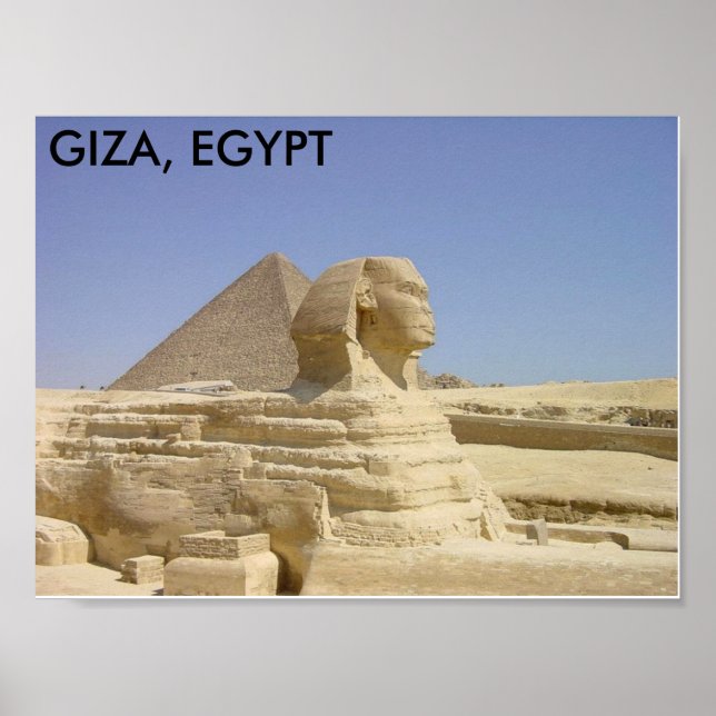 PÓSTER GIZA, EGIPTO (Frente)