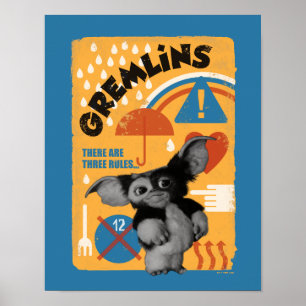 Póster Gizmo   Hay Tres Reglas